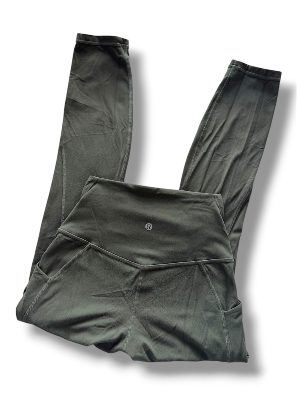 lululemon Align High-Rise Pant with Pockets 25 Grey Sage size 4